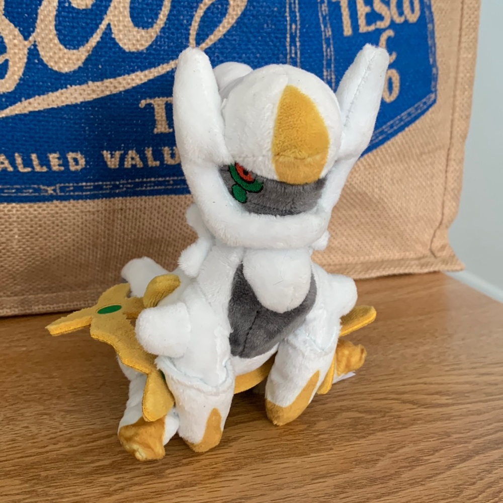 Pokemon Center Original Arceus Sitting Cuties Plush 6”